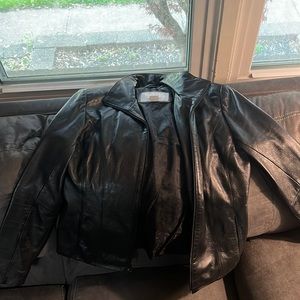 Leather jacket